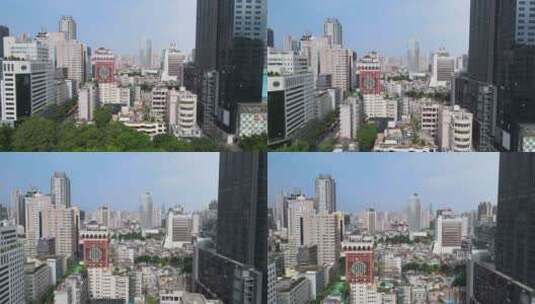 广州越秀区城市建筑高清在线视频素材下载