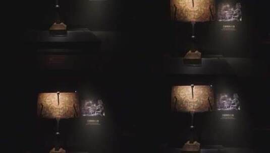 湖南省博物馆马王堆墓馆展览文物古代物品高清在线视频素材下载