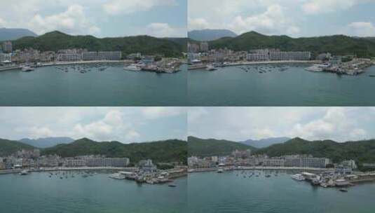 深圳双拥码头月亮湾海边风光高清在线视频素材下载