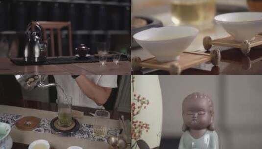 中国传统茶艺茶文化高清背景视频高清在线视频素材下载