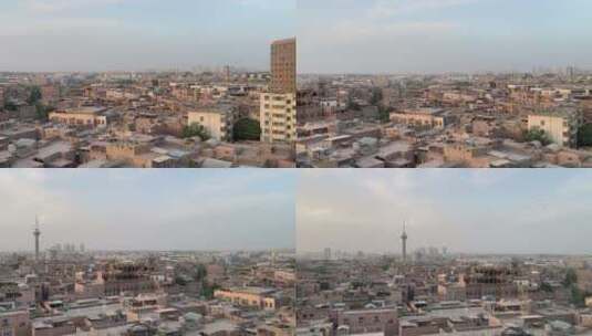 新疆喀什古城古镇小镇视频高清在线视频素材下载
