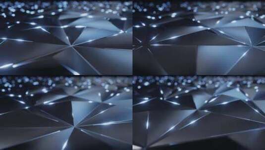 金属质感的几何动画高清在线视频素材下载