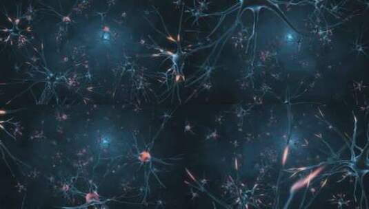 人体神经元结构模拟高清在线视频素材下载