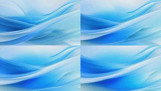 丝滑的流动蓝色丝绸背景高清在线视频素材下载