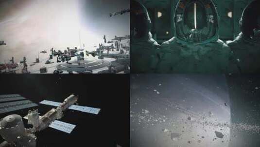 科技宇航员航天工程高清在线视频素材下载