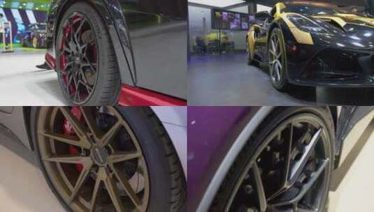 5K汽车轮毂轮胎合集素材高清在线视频素材下载