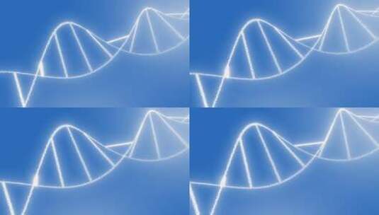 三维线条DNA医学素材高清在线视频素材下载