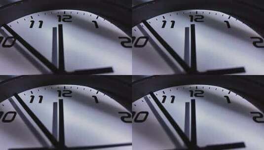 时钟表盘特写高清在线视频素材下载