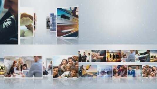 简洁商务企业多图片相册展示AE模板高清AE视频素材下载