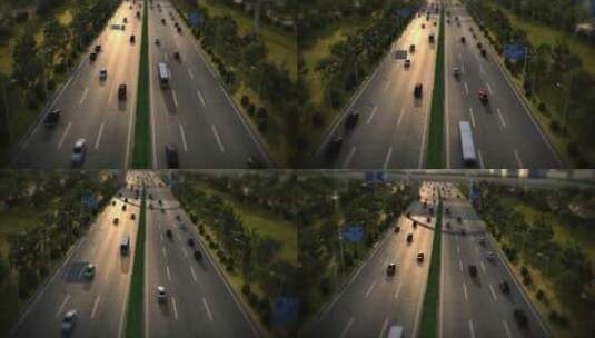 高速公路高速路汽车高清在线视频素材下载
