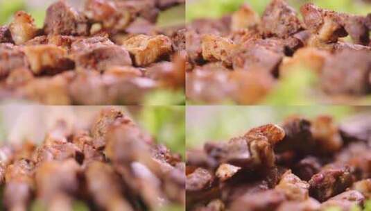 烧烤羊肉串 (6)高清在线视频素材下载