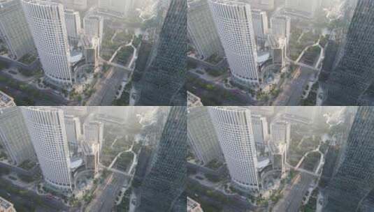 广州珠江新城写字楼高清在线视频素材下载