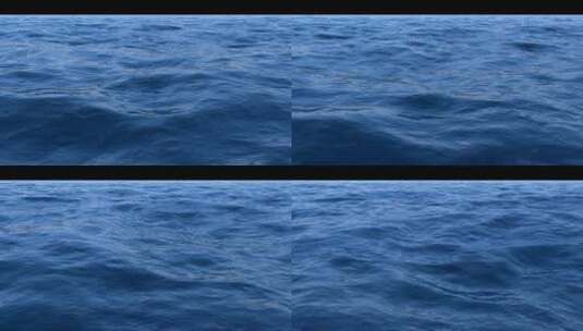 水波涌动的海平面高清在线视频素材下载
