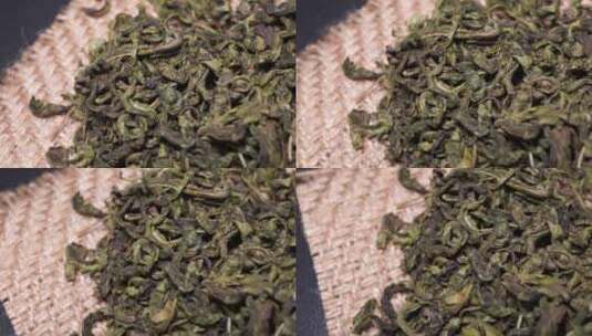 健康茶饮茶叶丁香叶高清在线视频素材下载