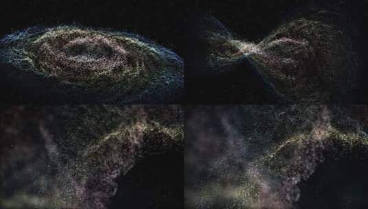 宇宙星空粒子背景动画高清在线视频素材下载