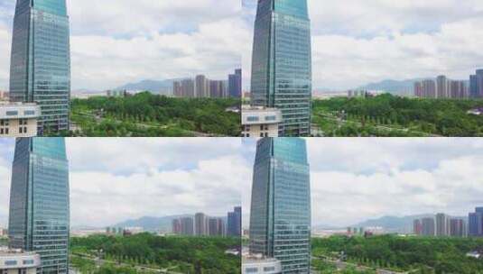 200609义乌购国际商贸城四期航拍1高清在线视频素材下载