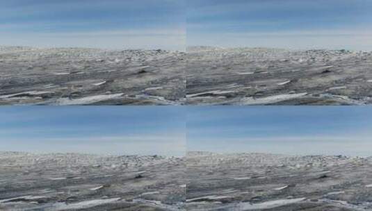 格陵兰冰原航拍高清在线视频素材下载