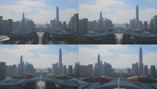 市民中心 深圳政府 政府大楼高清在线视频素材下载