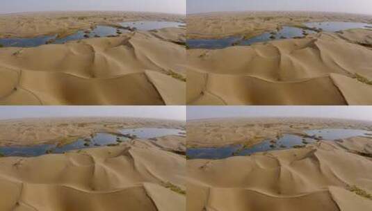 金色的塔克拉玛干沙漠高清在线视频素材下载