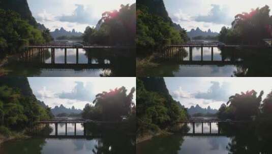 桂林山水甲天下，阳朔山水甲桂林高清在线视频素材下载
