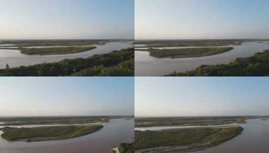 黄河河滩高清在线视频素材下载