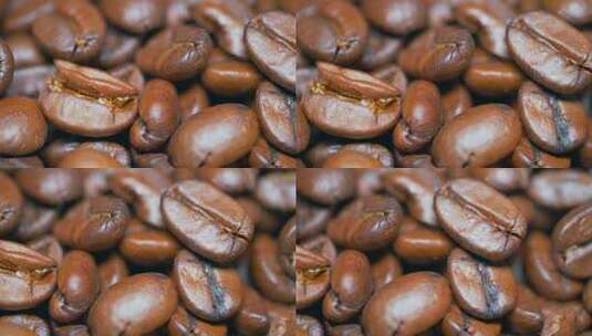 咖啡美食唯美饮料咖啡豆高清在线视频素材下载