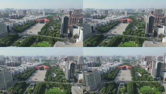 航拍武汉辛亥革命武昌起义纪念馆高清在线视频素材下载