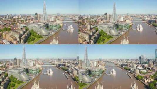英国伦敦塔桥高清在线视频素材下载