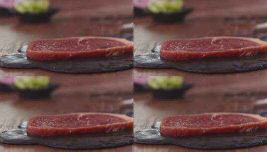 韩式烤肉烤牛排高清在线视频素材下载