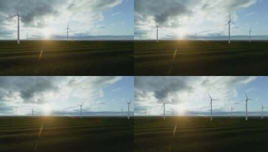 国家电网 风力发电高清在线视频素材下载