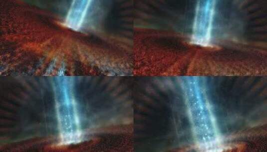 彩色星系粒子运动背景高清在线视频素材下载