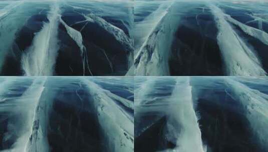 冰川风光 冰山雪水高清在线视频素材下载