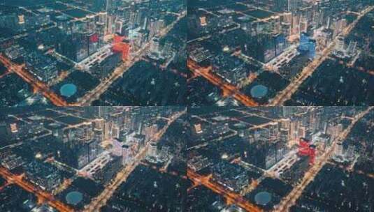 杭州未来科技城EFC全景延时高清在线视频素材下载