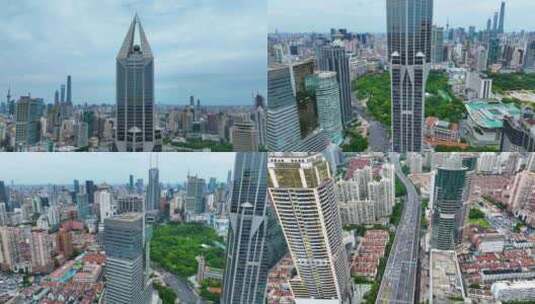 上海市黄浦区外滩陆家嘴明天广场高楼大厦摩高清在线视频素材下载