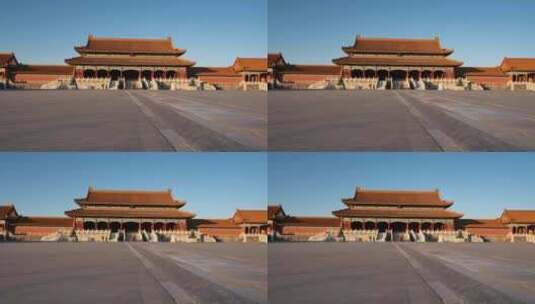 北京城市风景 大范围移动延时高清在线视频素材下载