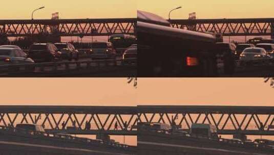 都市过街桥高清在线视频素材下载