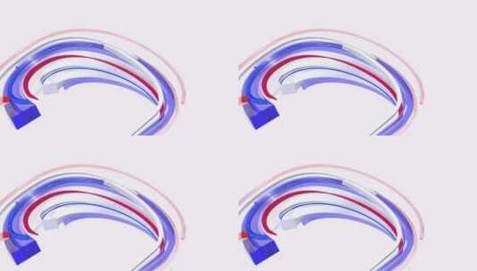 3D线条过渡高清在线视频素材下载