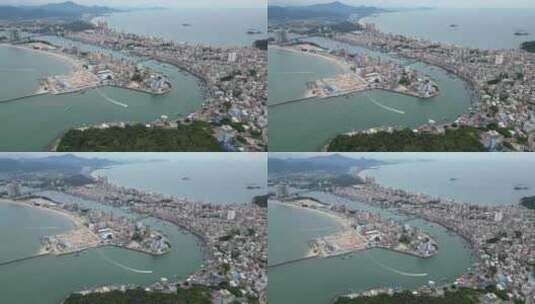 广东省惠州市双月湾海景高清在线视频素材下载