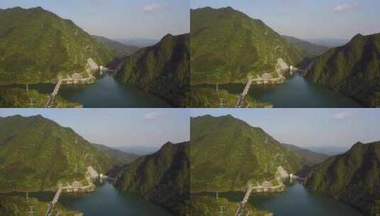 江西水坝航拍709高清在线视频素材下载