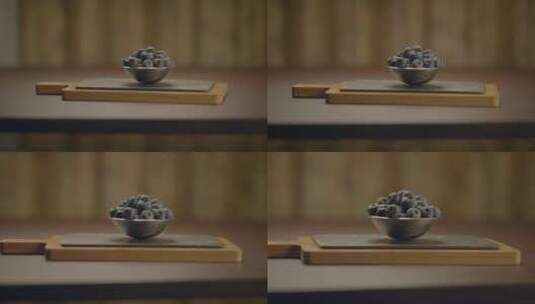 浆果富含维生素和抗氧化营养纯素食品高清在线视频素材下载