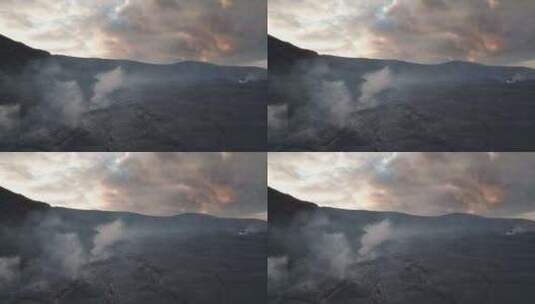 火山，蒸汽，岩浆，熔岩高清在线视频素材下载