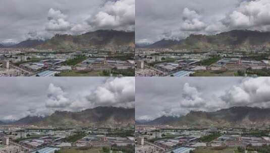 拉萨航拍空镜高清在线视频素材下载