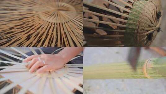 竹编师实拍视频人物生活竹编文化竹子文化高清在线视频素材下载