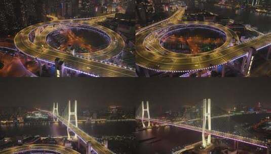 南浦大桥高清在线视频素材下载