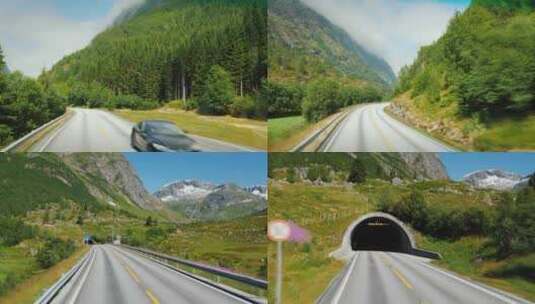高速公路汽车行驶高清在线视频素材下载
