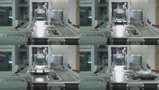工业 机器人 自动 流水线 自动化 科技高清在线视频素材下载