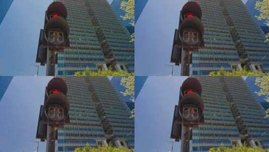 【正版素材】深圳城市红绿灯高清在线视频素材下载