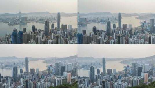 香港全景日景实拍视频8K高清在线视频素材下载
