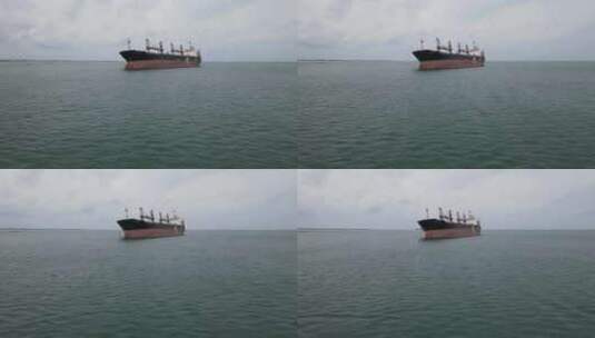 威海布鲁威斯号沉船风景高清在线视频素材下载