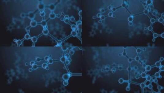 分子结构动画高清在线视频素材下载